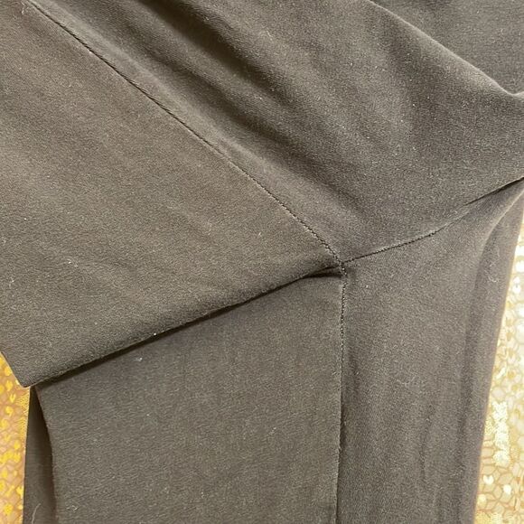 PINK Victoria’s Secret black/gray silver sequin bling leggings, size S - Picture 6 of 7